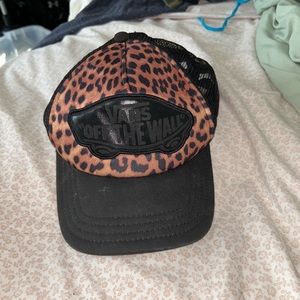 Vans Off The Wall Leopard Print Snapback Hat